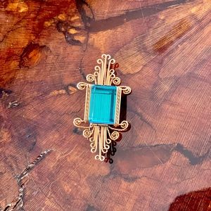 Eloquent Aquarium Brooch Pin